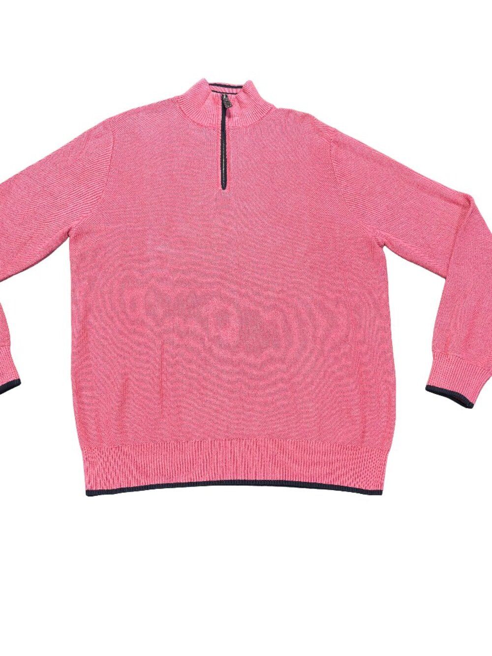 Tailorbyrd Pink 1/4 Zip Knit Sweater Large NWT